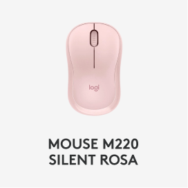 mouse M220 Silent rosa