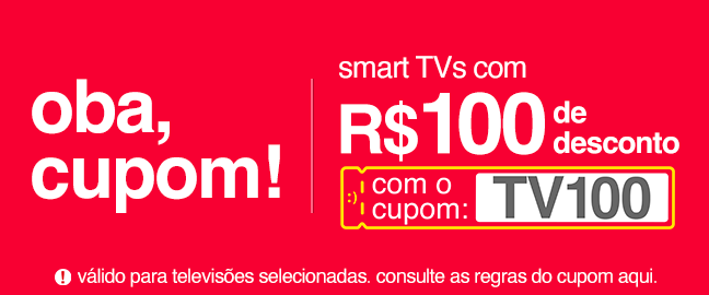 R$ 100 de desconto: cupom dá desconto em tablet