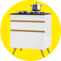 balcão de cozinha para cooktop