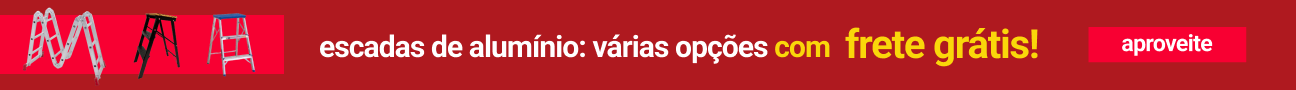 Escadas de alumínio: várias opções com frete grátis. Aproveite!