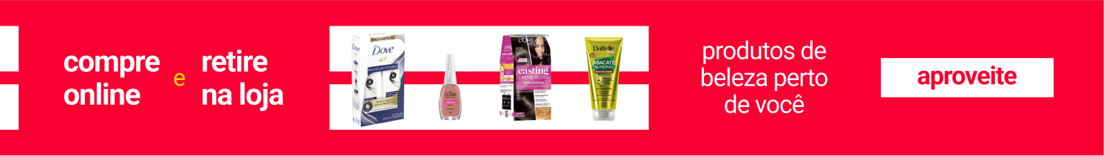 produtos de beleza perto de você - compre online e retire na loja