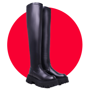 bota over the knee feminina