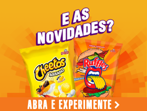 Cheetos Onda, Bola, Lua, Tubo.