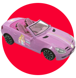 Barbie Carrinho de Controle Remoto Rosa Infantil Meninas em Promoção na  Americanas