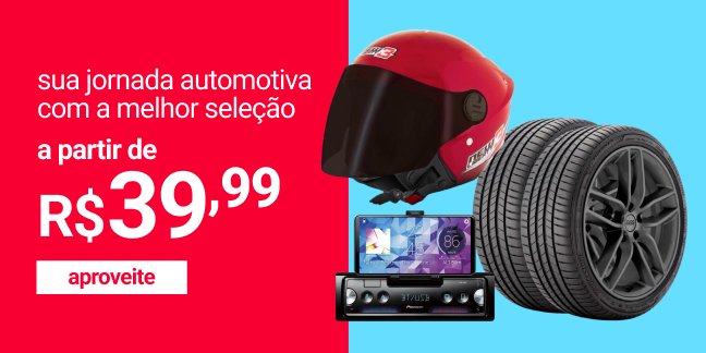 Produtos Automotivos, pneus, som, baterias e mais